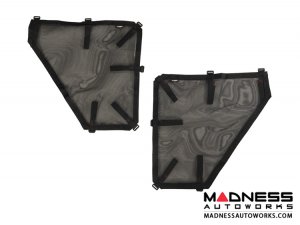 Jeep Wrangler JL Fortis Tube Door Covers - Rear - Black